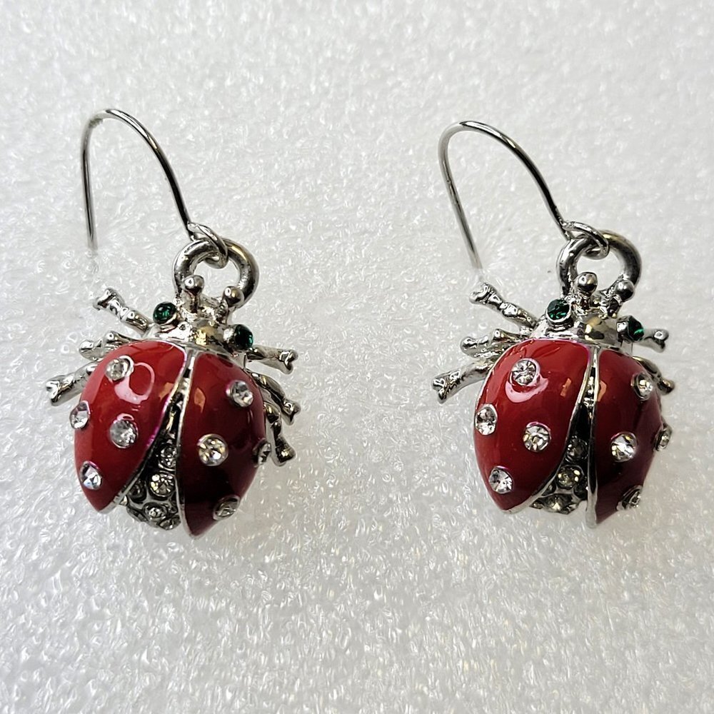 Mini Ladybug Earrings